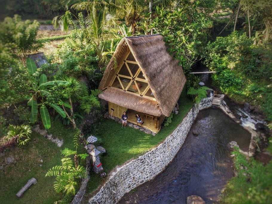 Eco Bamboo Home in Bali airbnb
