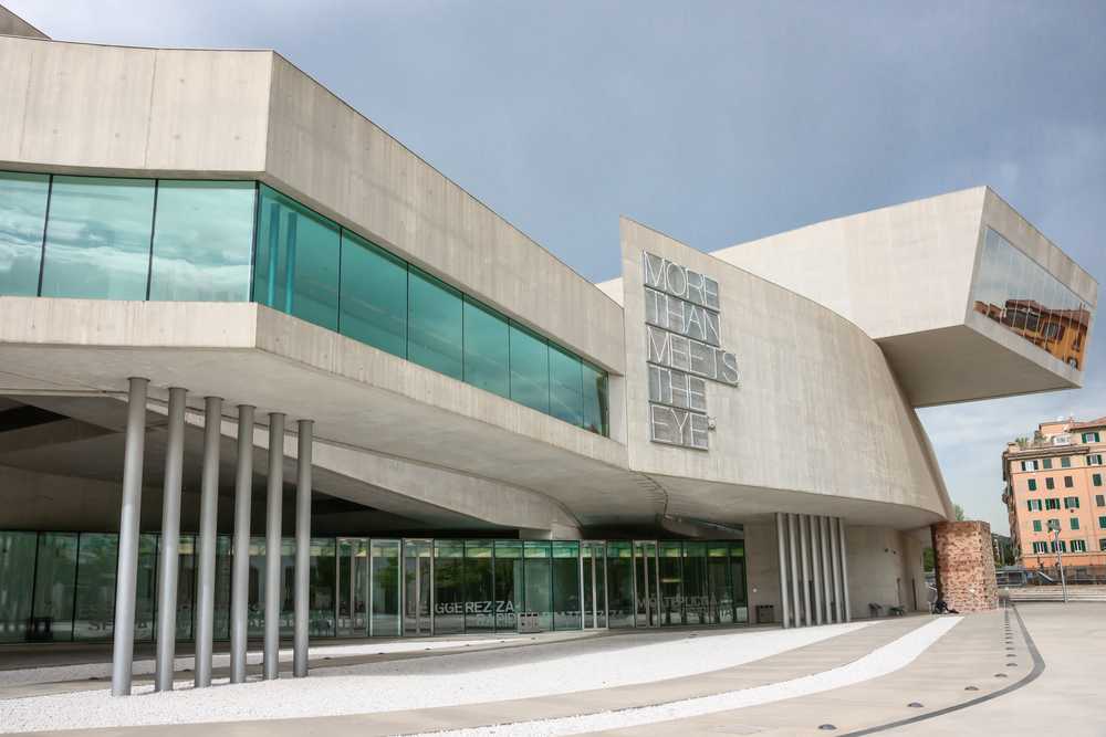 the MAXXI museum of contemporary art and architecture